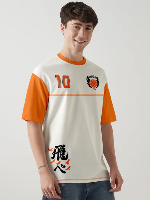 Hinata Shoyo Oversized T-Shirt - Multi Color